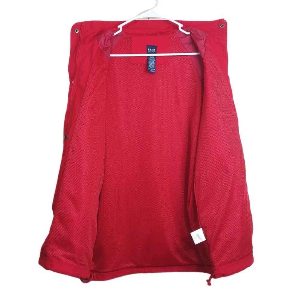 Basic Editions Cargo Jacket Womens Small Red Ligh… - image 4